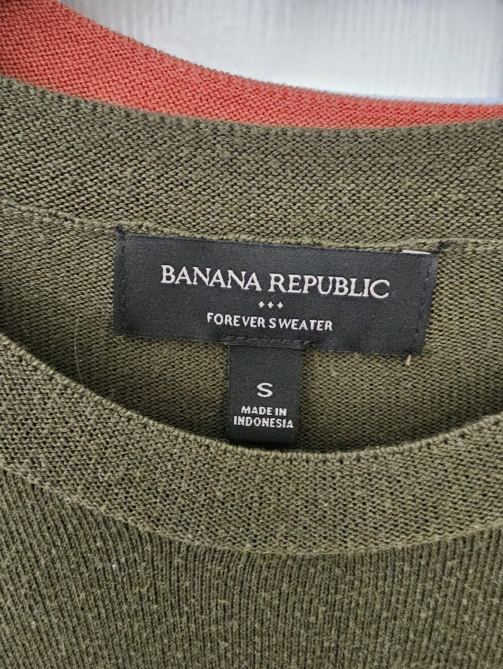 Banana Republic Factory Forever Sweater Bundle Blue, Green, Burnt Orange Small - Picture 7 of 10